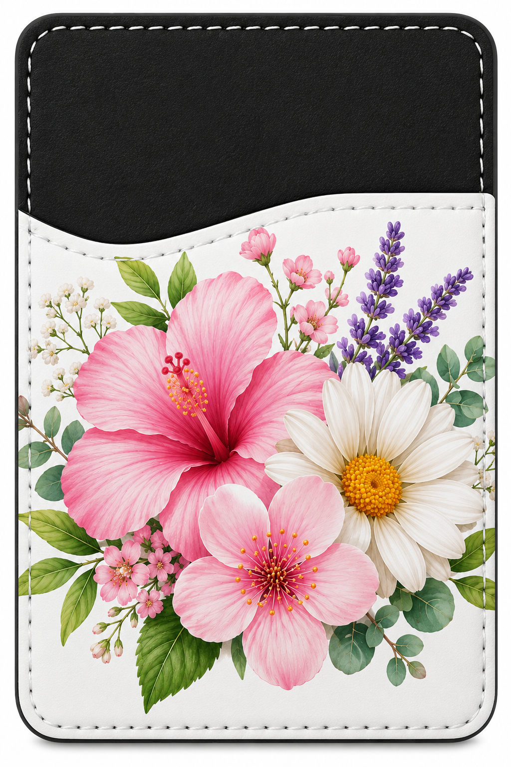 Floral Cellphone Card Holder