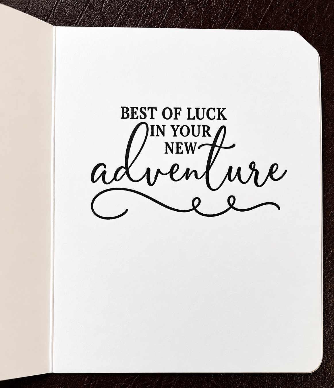 Book Theme Handmade Greeting Card