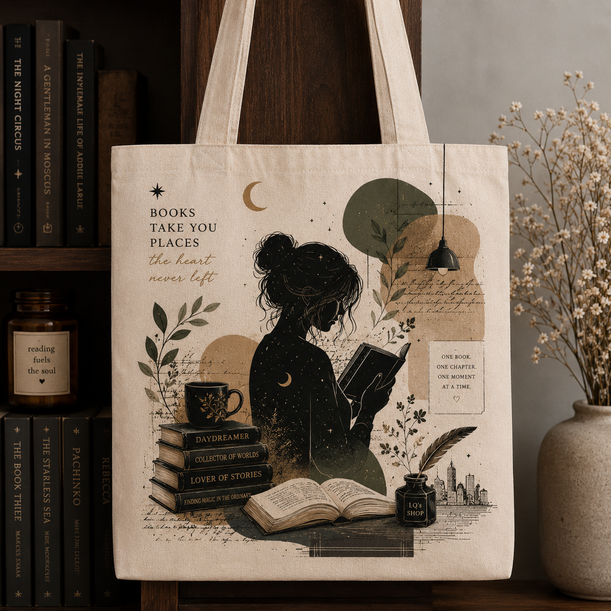 Books Take You Places Tote Bag