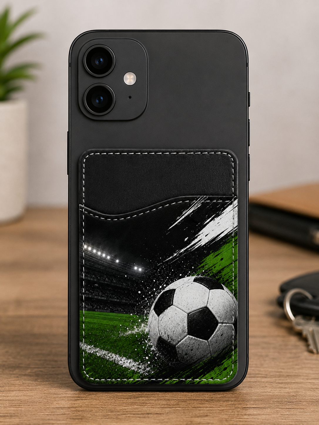 Soccer Cellphone Card Holder