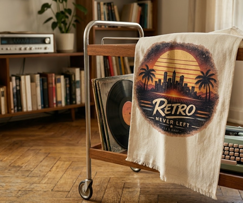 Retro Never Left Towel