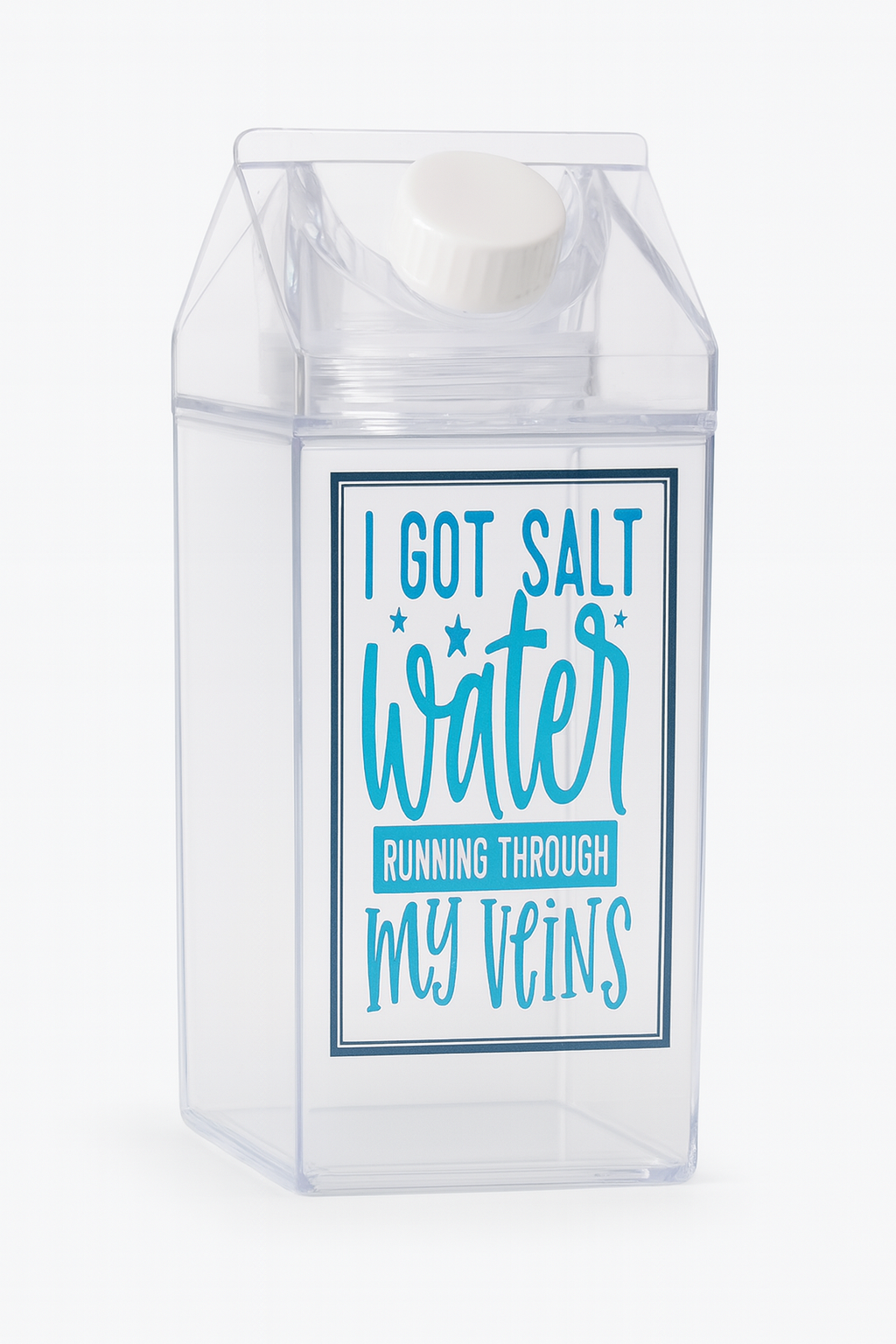 Salt Water Veins Carton Bottle