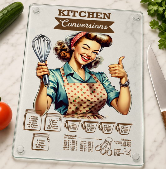 Kitchen Conversions Glass Cutting Board
